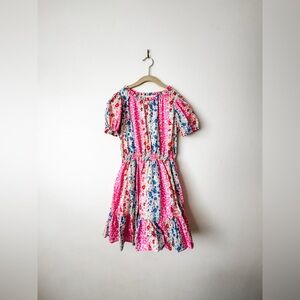 Crewcuts bright floral dress size 10